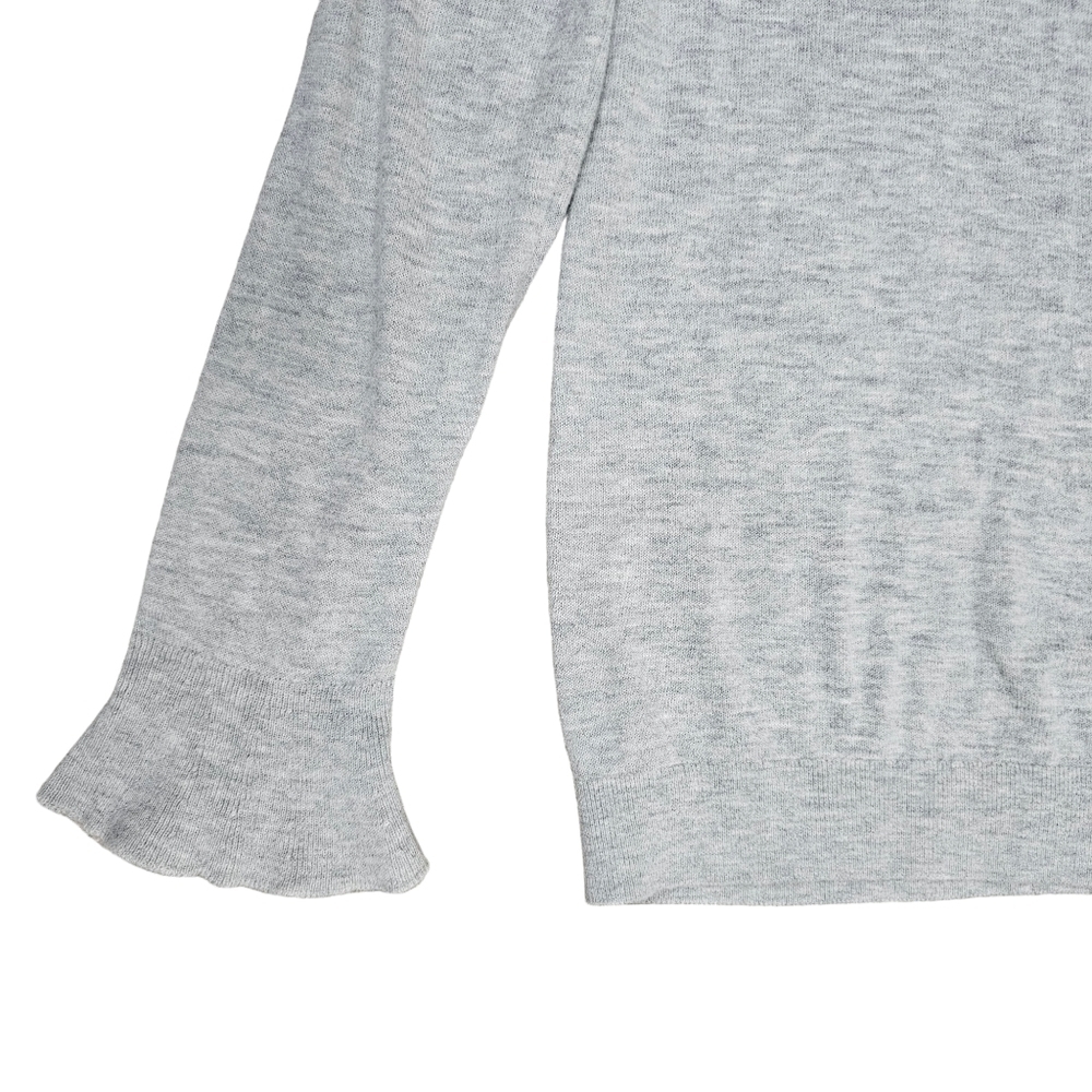 Talbots Gray Lambswool Blend Pullover Sweater - image 2